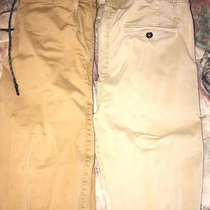 American Eagle Khaki Joggers